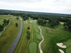 TPC Deere Run Aerial 9th